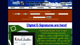 What Wpdfcu.com website looked like in 2020 (3 years ago)