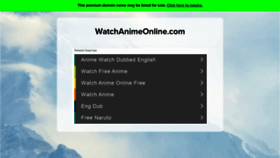 What Watchanimeonline.com website looked like in 2020 (3 years ago)