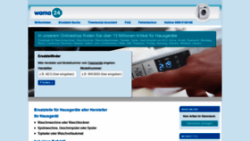 What Wama24.de website looked like in 2020 (3 years ago)
