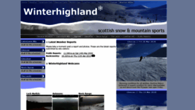 What Winterhighland.info website looked like in 2020 (3 years ago)