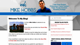 What Whoismikehobbs.com website looked like in 2020 (3 years ago)