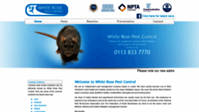 What Whiterosepestcontrol.com website looked like in 2020 (3 years ago)