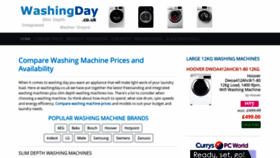 What Washingday.co.uk website looked like in 2020 (3 years ago)