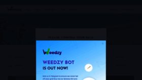 What Weedzy.co.uk website looked like in 2020 (3 years ago)
