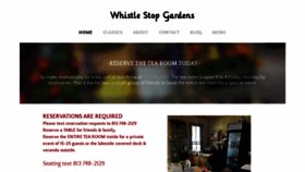 What Whistlestopgardens.com website looked like in 2020 (3 years ago)