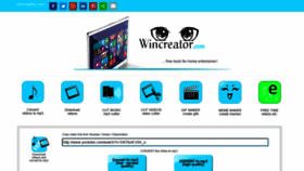 What Wincreator.com website looked like in 2020 (3 years ago)