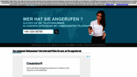 What Wer-ruftan.de website looked like in 2020 (3 years ago)