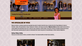 What Wigsbyandre.com website looked like in 2020 (3 years ago)