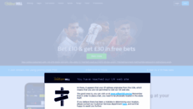 What Williamhill.com website looked like in 2020 (3 years ago)