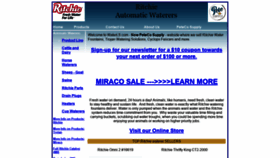 What Waterls.com website looked like in 2020 (3 years ago)