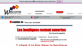 What Welcomecopy.fr website looked like in 2020 (3 years ago)