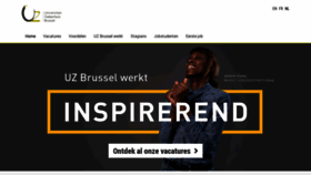 What Werkeninhetuzbrussel.be website looked like in 2020 (3 years ago)