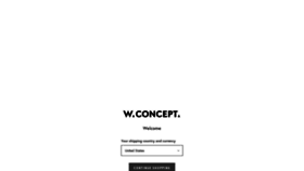 What Wconcept.com website looked like in 2020 (3 years ago)