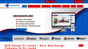 What Webdesigner.lk website looked like in 2020 (3 years ago)