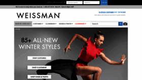 What Weissmans.com website looked like in 2020 (3 years ago)