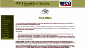 What Wearamblers.org.au website looked like in 2020 (3 years ago)