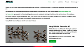What Wildlife.co.uk website looked like in 2020 (3 years ago)