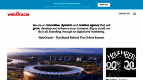 What Weboracle.com.au website looked like in 2020 (3 years ago)