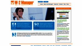 What W2manager.com website looked like in 2020 (3 years ago)