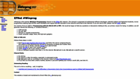 What Winprog.org website looked like in 2020 (3 years ago)