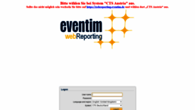 What Webreporting.oeticket.com website looked like in 2020 (4 years ago)