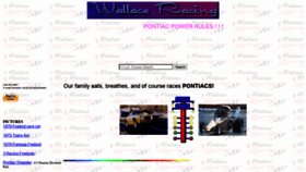 What Wallaceracing.com website looked like in 2020 (3 years ago)