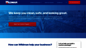 What Wildmanbg.com website looked like in 2020 (3 years ago)