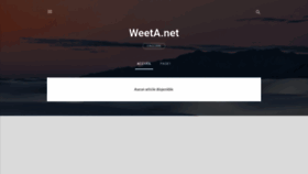 What Weeta.net website looked like in 2020 (3 years ago)