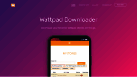 What Wattpaddownloader.com website looked like in 2020 (3 years ago)