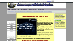 What What-secret-rapture-saith-the-lamb-of-god.com website looked like in 2020 (3 years ago)