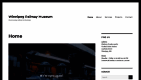 What Wpgrailwaymuseum.com website looked like in 2020 (3 years ago)
