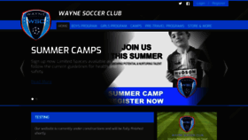 What Waynenjsoccer.org website looked like in 2020 (3 years ago)