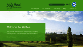 What Waitoafreerange.co.nz website looked like in 2020 (3 years ago)