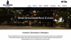 What Wellgroundedrealestate.com website looked like in 2020 (3 years ago)