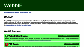 What Webbie.org.uk website looked like in 2020 (4 years ago)