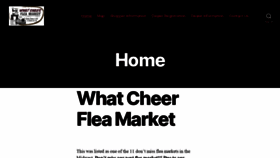 What Whatcheerfleamarket.com website looked like in 2020 (3 years ago)