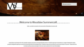 What Woodsleesummercraft.ca website looked like in 2020 (3 years ago)