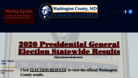 What Washco-mdelections.org website looked like in 2020 (3 years ago)