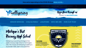 What Wellspringlutheran.com website looked like in 2020 (3 years ago)