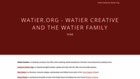 What Watier.org website looked like in 2020 (3 years ago)
