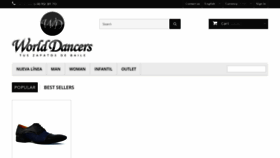What Worlddancers.com website looked like in 2020 (3 years ago)