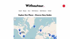 What Withoutour.com website looked like in 2020 (3 years ago)