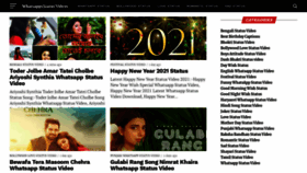 What Whatsappsstatusvideos.com website looked like in 2020 (3 years ago)