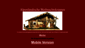 What Weihnachtskrippe-weihnachtskrippen.com website looked like in 2020 (3 years ago)