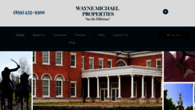 What Waynemichaelproperties.com website looked like in 2020 (3 years ago)