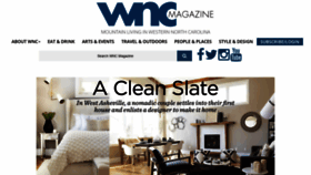 What Wncmagazine.com website looked like in 2020 (3 years ago)