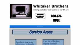 What Whitakerbros.com website looked like in 2020 (3 years ago)