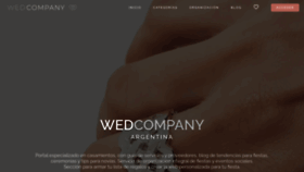 What Wedcompany.com website looked like in 2020 (3 years ago)