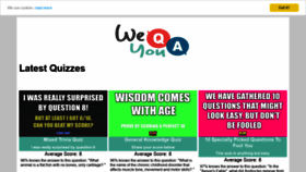 What Weqyoua.com website looked like in 2020 (3 years ago)
