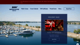 What Water2winecruises.com website looked like in 2020 (3 years ago)